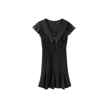 YUMOMO STAR Dress Women's Elegant Black