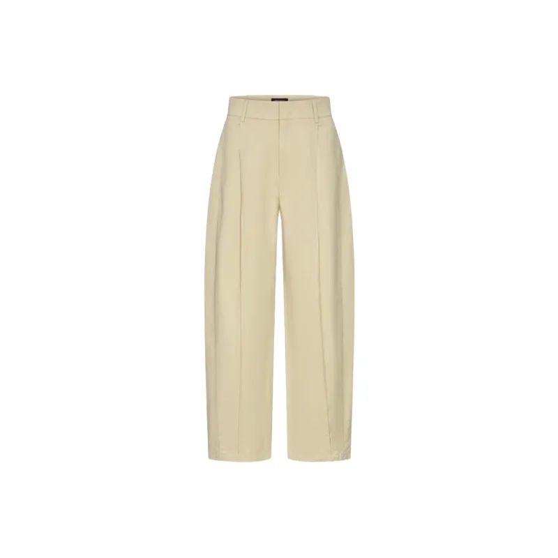 URBAN REVIVO Casual Pants Women's Khaki Brown-0