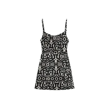 ZARA Sleeveless Dresses Women's Nude Sole With Black