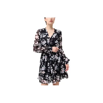 GUESS Long Sleeved Dress Women's Black