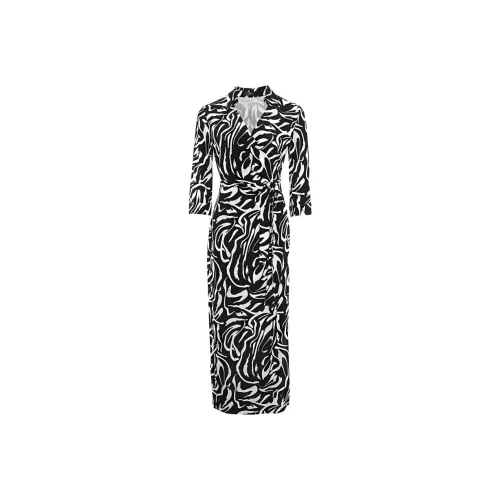 BESIONIA SS24 Short Sleeved Dresses Women's Black White