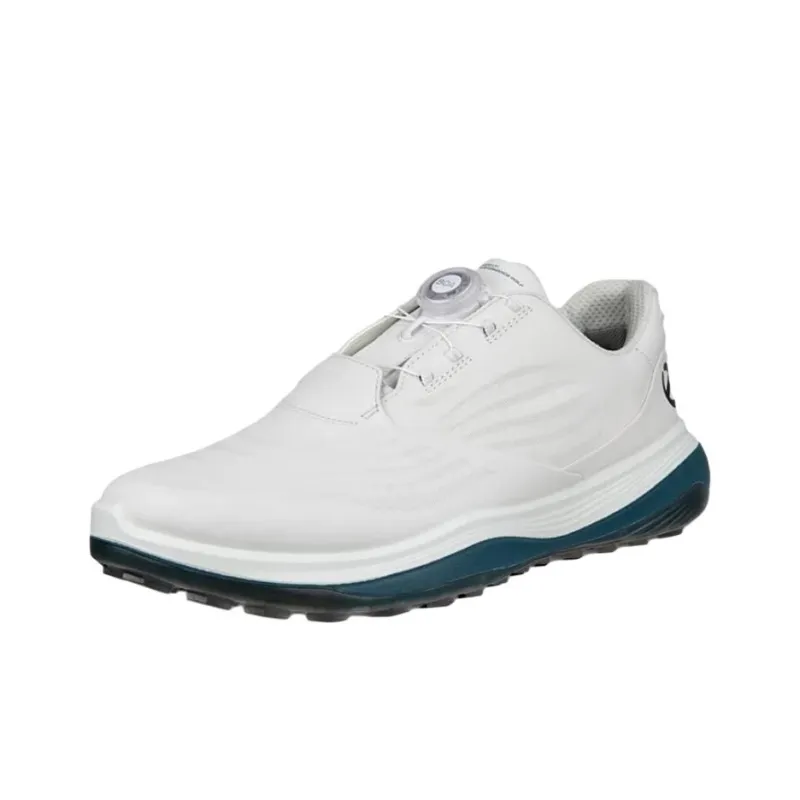 Ecco LYTR Breathable Low Top Golf Shoes Men's White-1