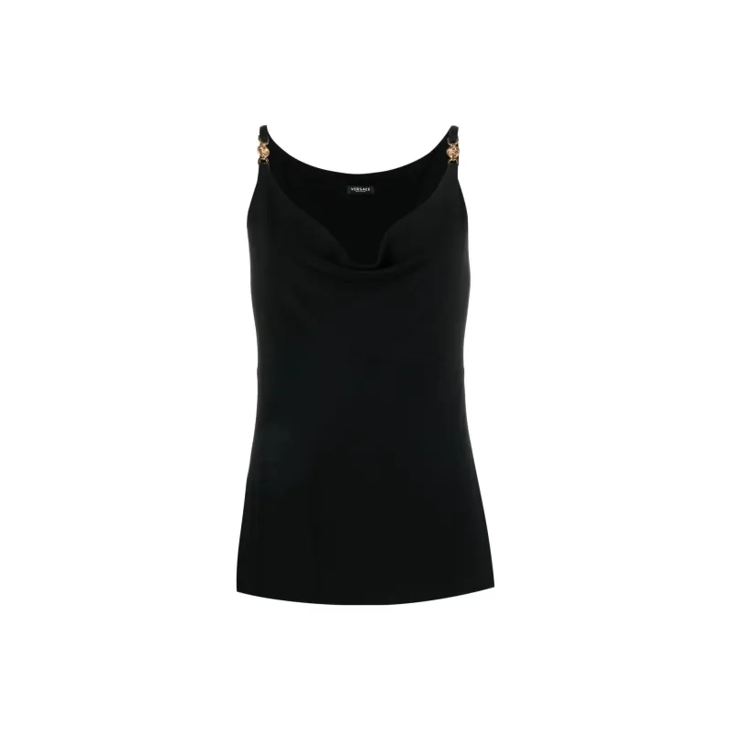 VERSACE Medusa '95 Cowl neck Top-0