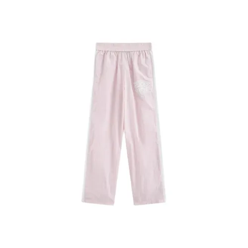 Ed Hardy SS25 Casual Blanc Pants Women's Cherry Blossom Pink