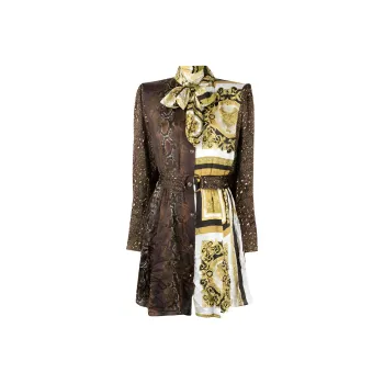 FANSIZHE VERSACE Long Sleeved Dresses Women's