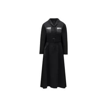 MONCLER GENIUS MONCLER GENIUS X Fujiwara Hiroshi FRGMT 21 Long Sleeved Dresses Women's Black