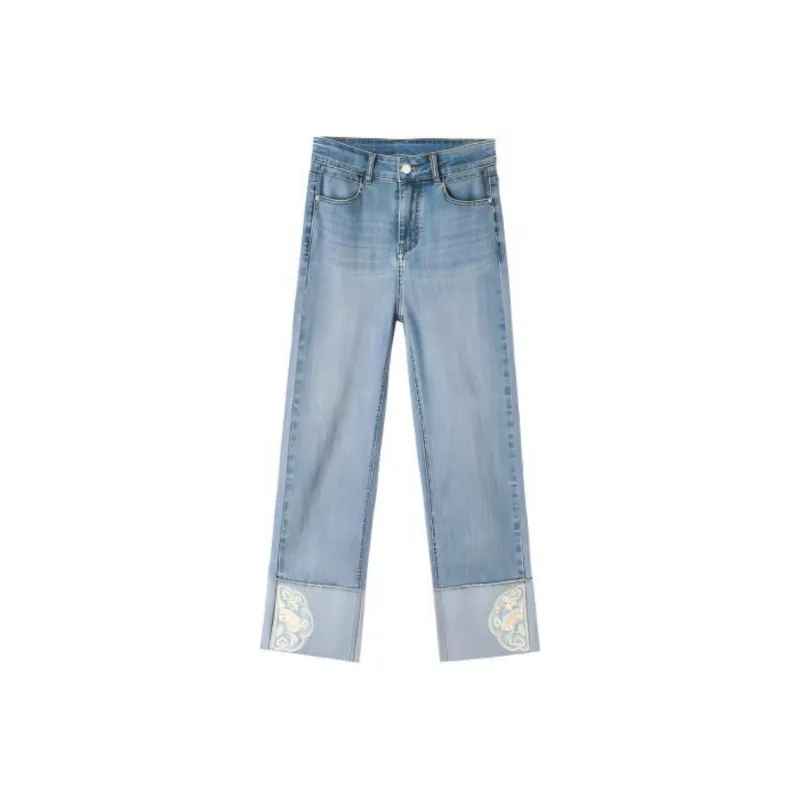 HIPPIEMISS Jeans Women's Ice Blue-0