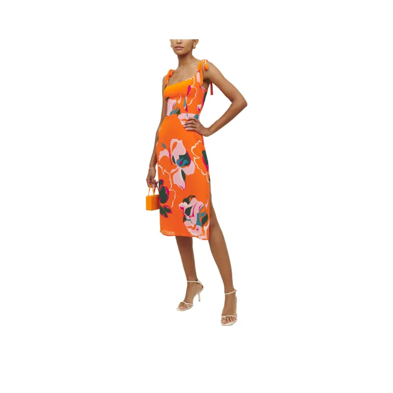 Reformation Slip Dresses Women's Electra Orange-0