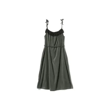 Beams Slip Dresses Women's Dark Gray