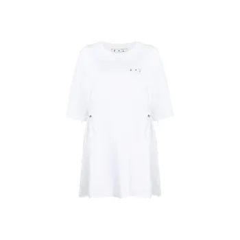 OFF WHITE SS21 Short Sleeved Dresses Women's White