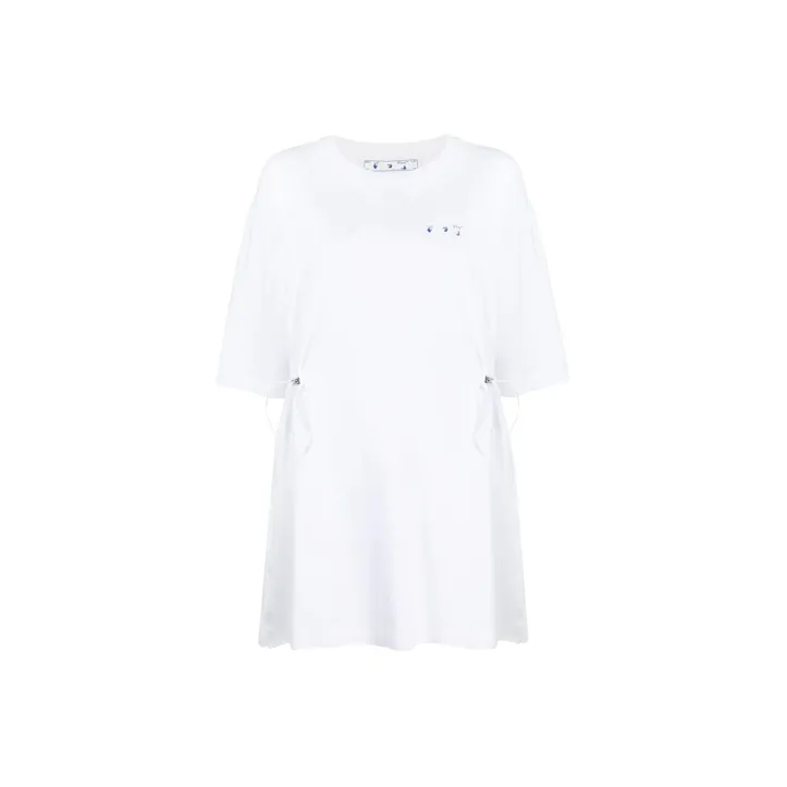 OFF WHITE SS21 Short Sleeved Dresses Women's White-0