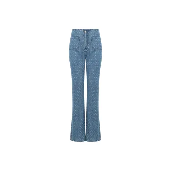 Three Quarters Jeans Women's Blue