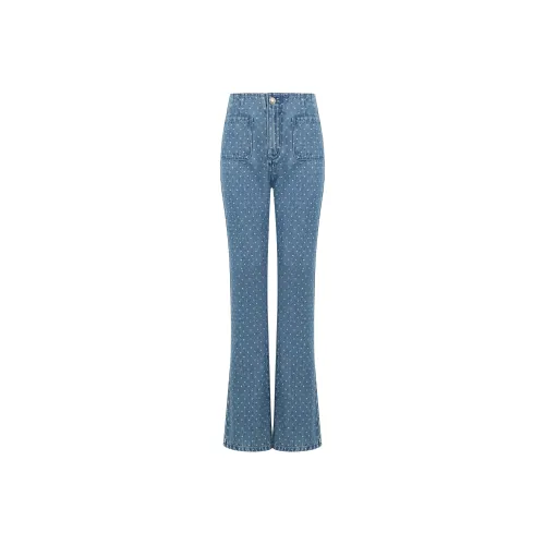 Three Quarters Jeans Women's Blue
