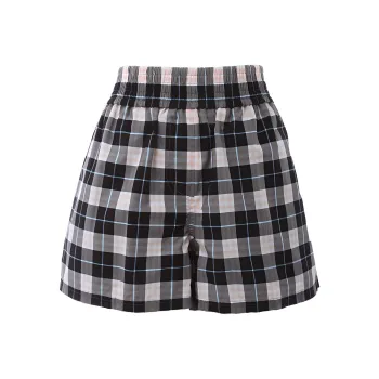 Burberry Casual Shorts Women's Pink Gray
