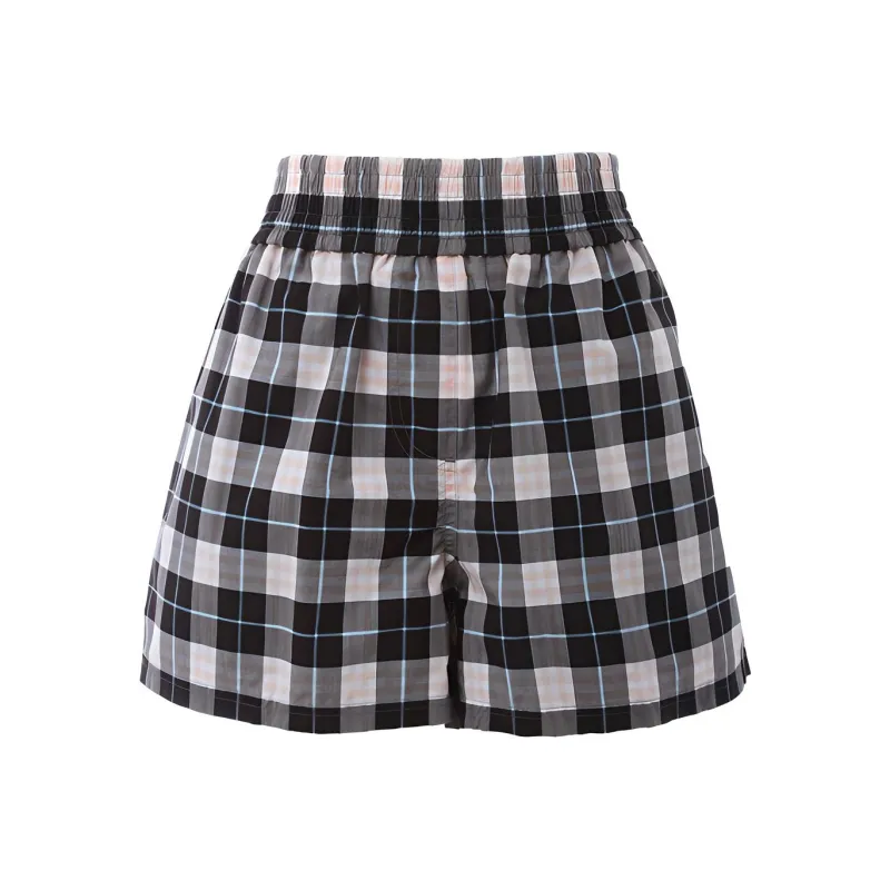 Burberry Casual Shorts Women's Pink Gray-0