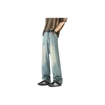 BENGEN Jeans Unisex Light Blue