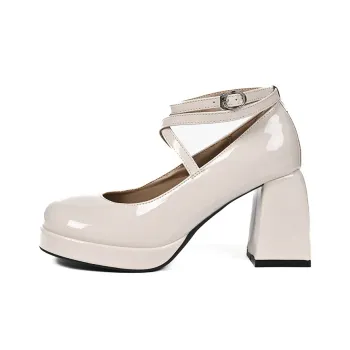 MABEL&CO Chunky Heel High Heels 8cm Women's