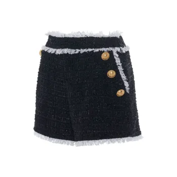 BALMAIN Casual Shorts Women's Black