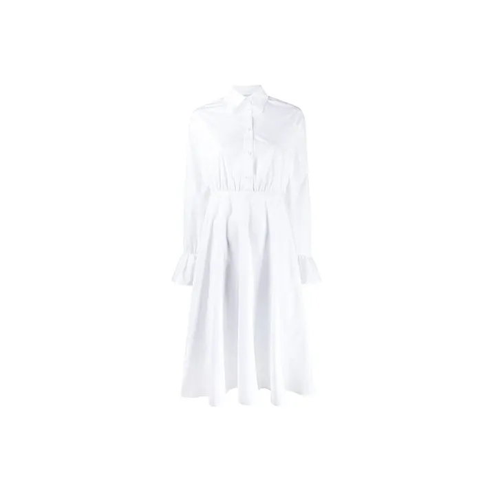 Valentino Long-Sleeved Dresses Women's White-0