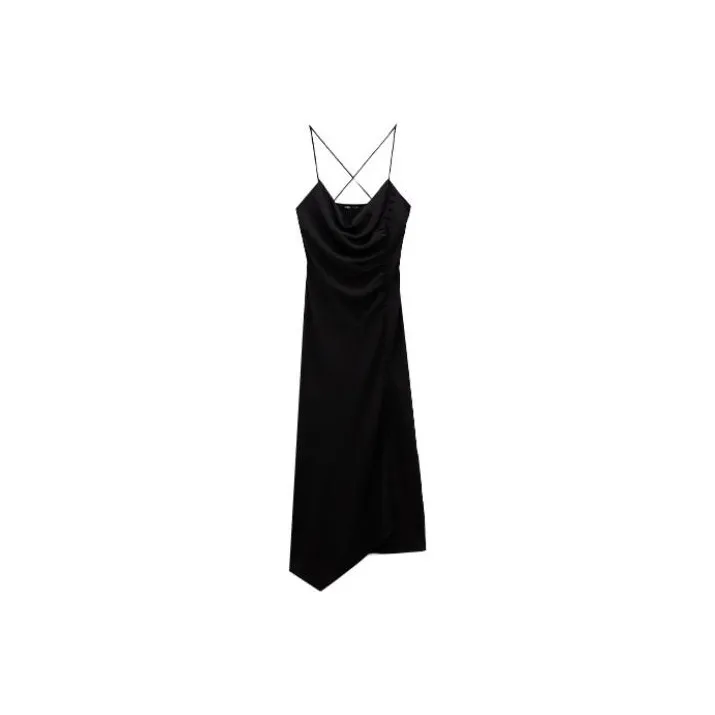 ZARA Sleeveless Dresses Women's Black-0