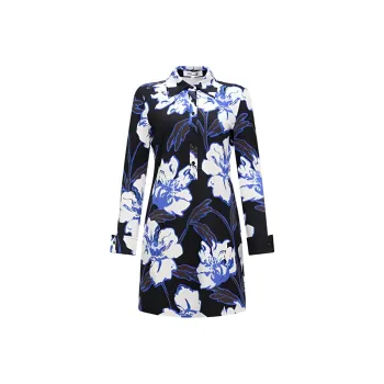 DVF Diane Von Furstenberg Long-Sleeved Dresses Women's Blue