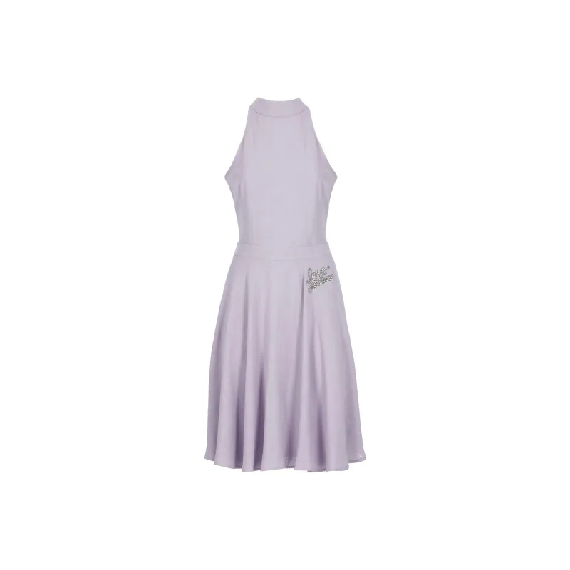 LOVE MOSCHINO Sleeveless Dresses Women's Purple-0