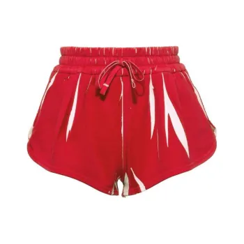 MIU MIU Logo Printed Drawstring Shorts