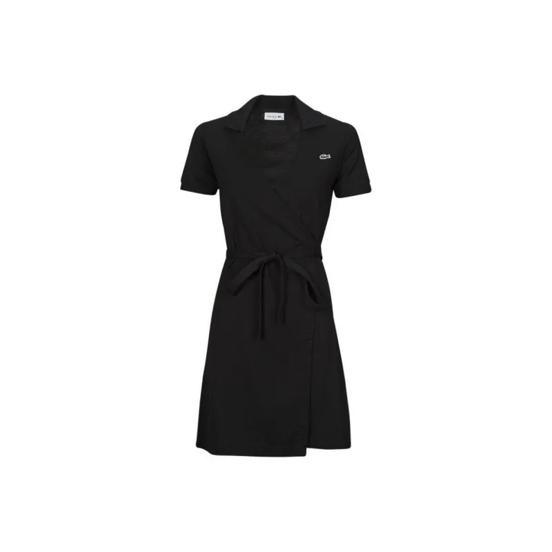 LACOSTE Wrap Polo Mini Dress-0