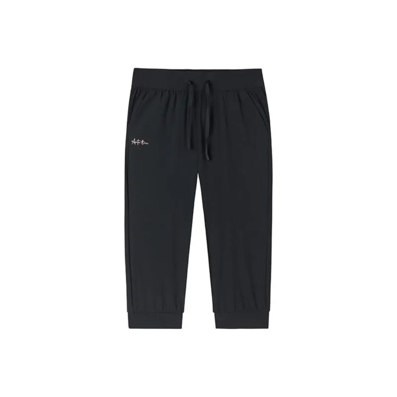 Anta Variety Training Collection Casual Pants Women's Basic Black-0