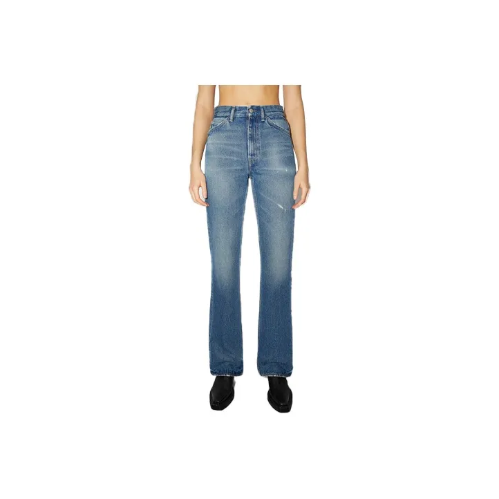 Acne Studios Distressed Mid Rise Jeans-0