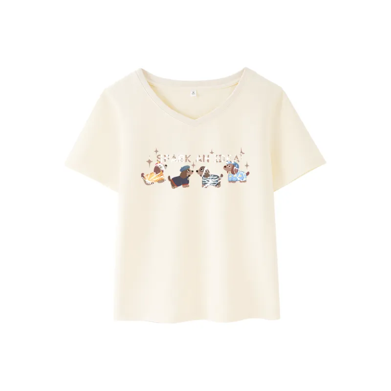 JEANSWEST Set in Sleeve T Shirt Women's-12