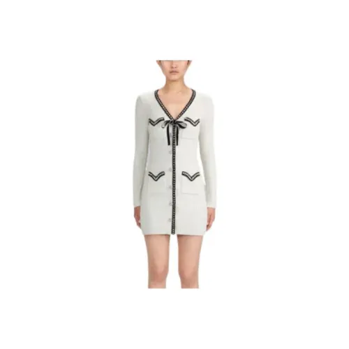 Self portrait Long Sleeved Dresses Women's White