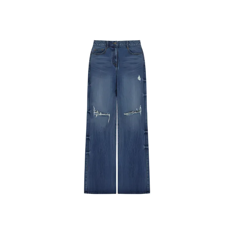 WE11DONE Jeans Women's Dark Blue-0