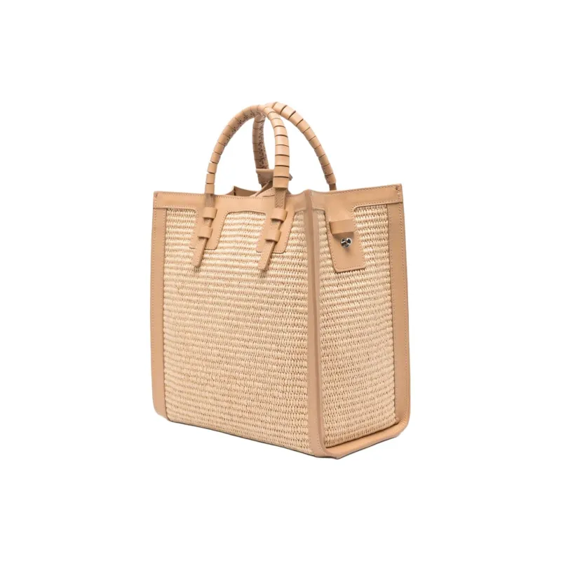 Casadei Banana Leaf Handbag Women's Brown-1