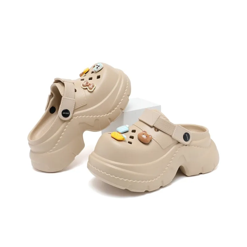 JOSINY Slip on, Clogs Women's Khaki-3