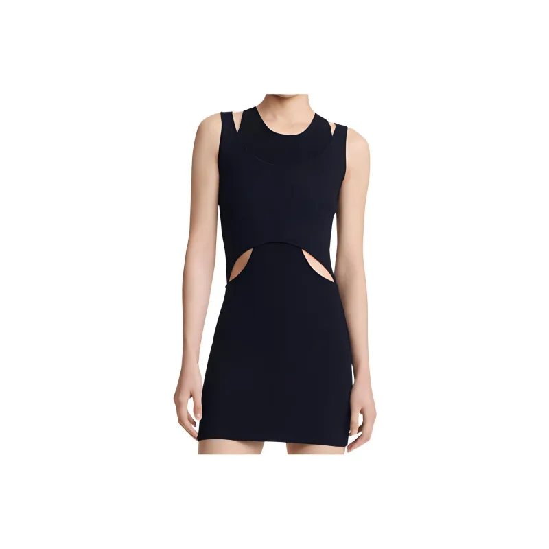 DION LEE Cut out Detail Layered Mini Dress-0
