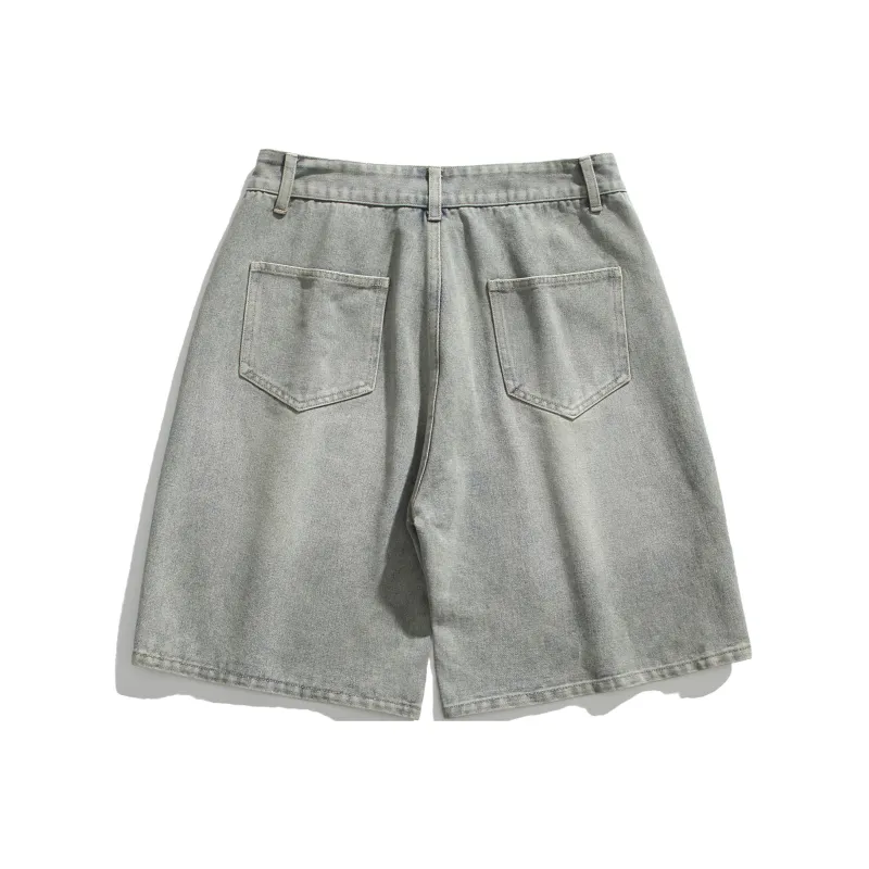 REXSHION Denim Shorts Unisex-14