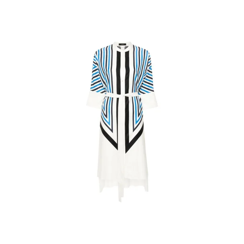 JOSEPH Dania Striped Shirtdress-0
