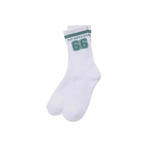 THE NORTH FACE Mid Calf Socks Unisex 1 Pack White