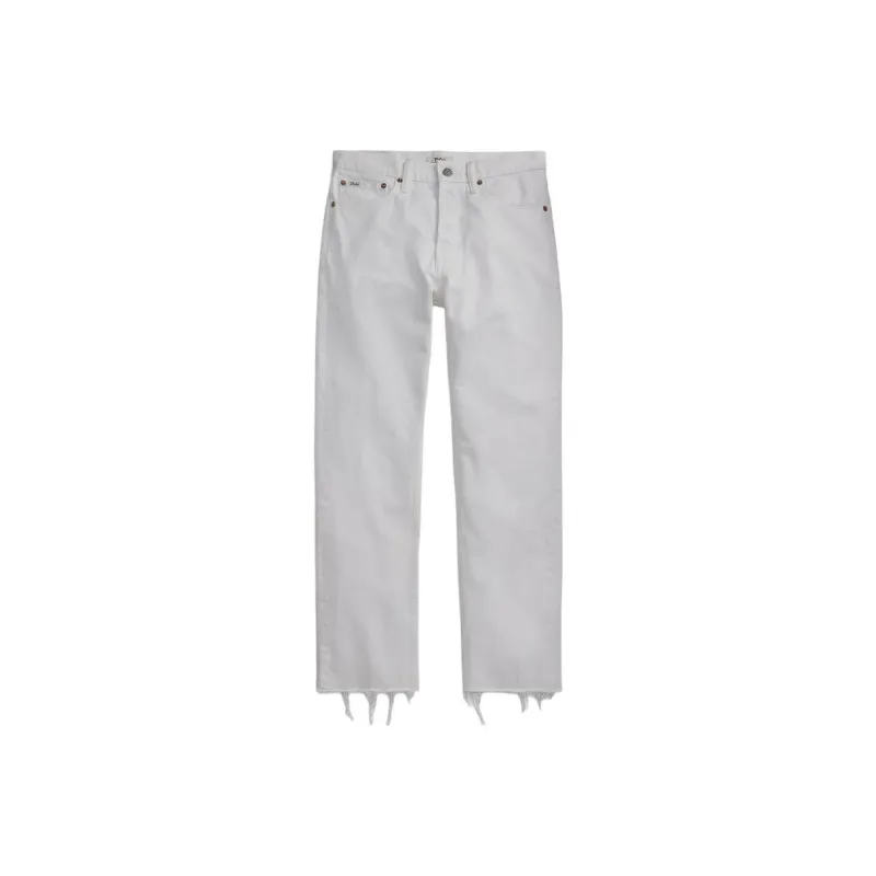 Polo Ralph Lauren High rise Straight leg Cropped Jeans-0