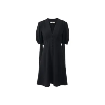 Chloé V Neck Puff Sleeved Mini Dress