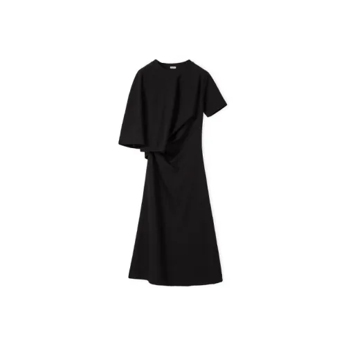 LOEWE Short Sleeved Dresses Women's Black