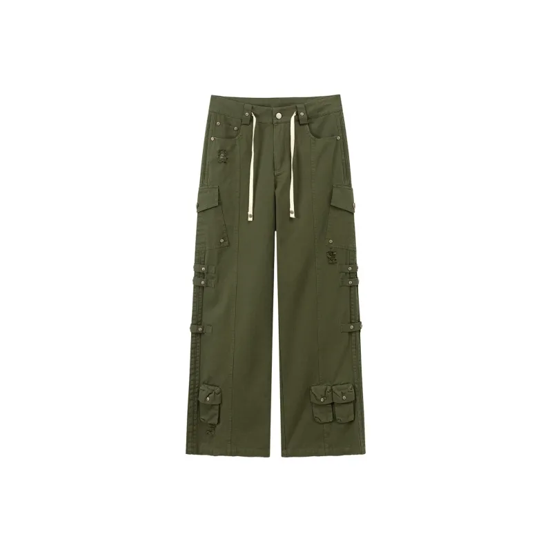 CHUU Casual Pants Women's Army Green-0