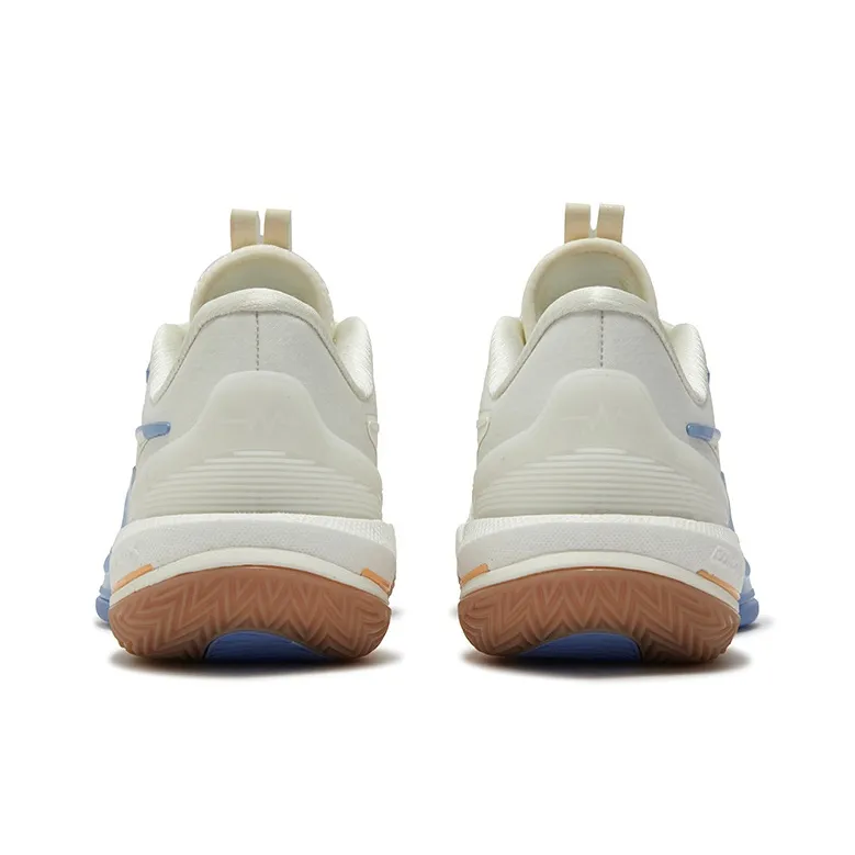 361° BIG3 6.0 Cushioning Coverage Abrasion Resistant Slip Resistant Low Top Basketball Shoes Men's White Blue-3