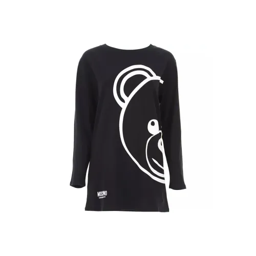 MOSCHINO Long Sleeved Dresses Women's Black