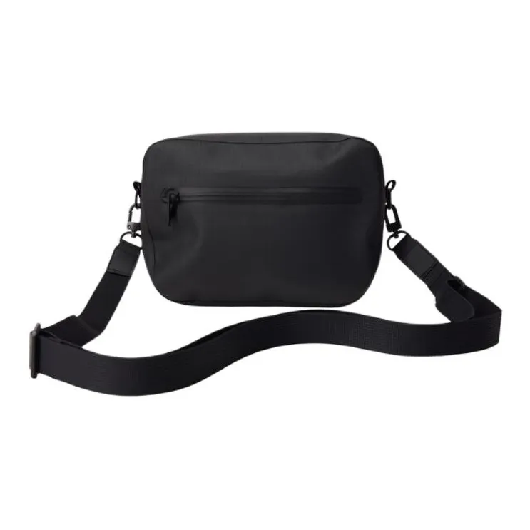 KOLON SPORT Fabric Shoulder Bag, Crossbody Bag Unisex Black-3