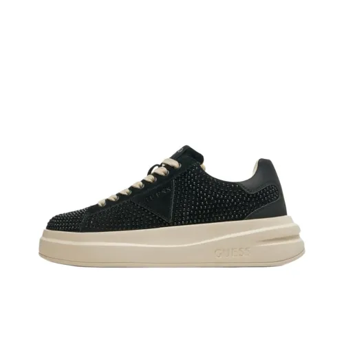 GUESS Abrasion Resistant Low Top Skateboard Shoes Women's Black