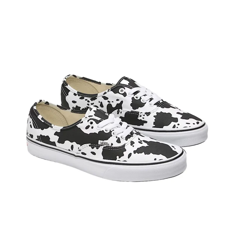 Vans Authentic Low Top Skateboard Shoes Unisex Black White-1