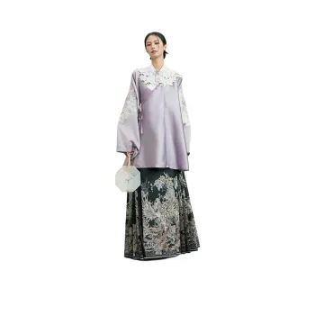 XINGHEHANGE New Chinese Style Chinese Style Everyday Cute Mamianqun Skirt Set Women's