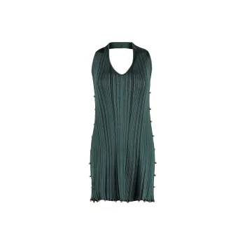 Bottega Veneta Pleated Mini Dress